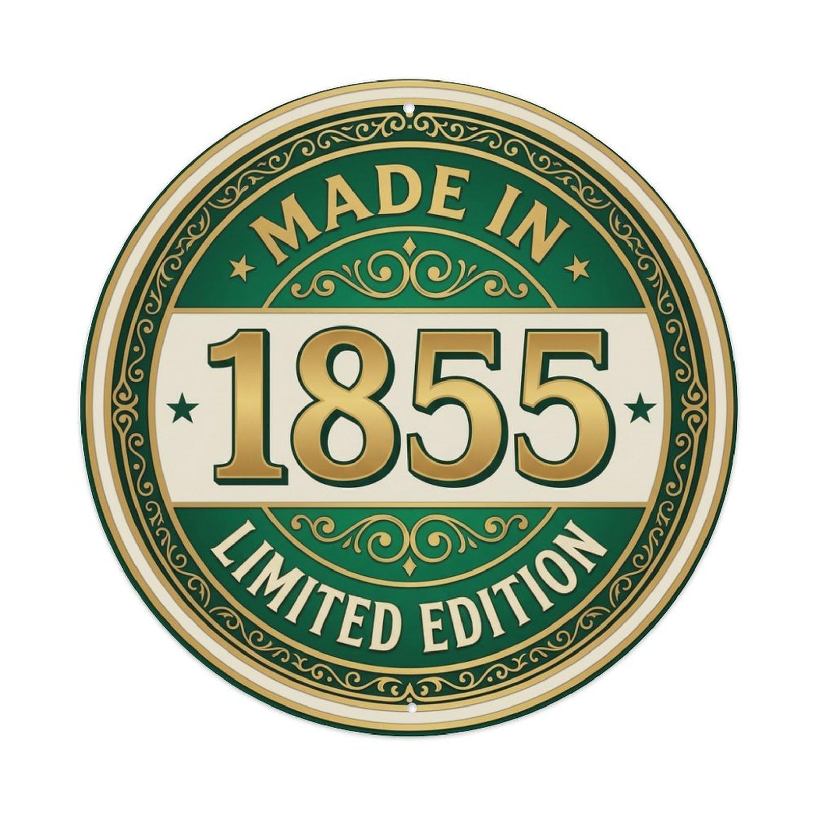 Made In 1855 Limited Edition Metal Tin Sign