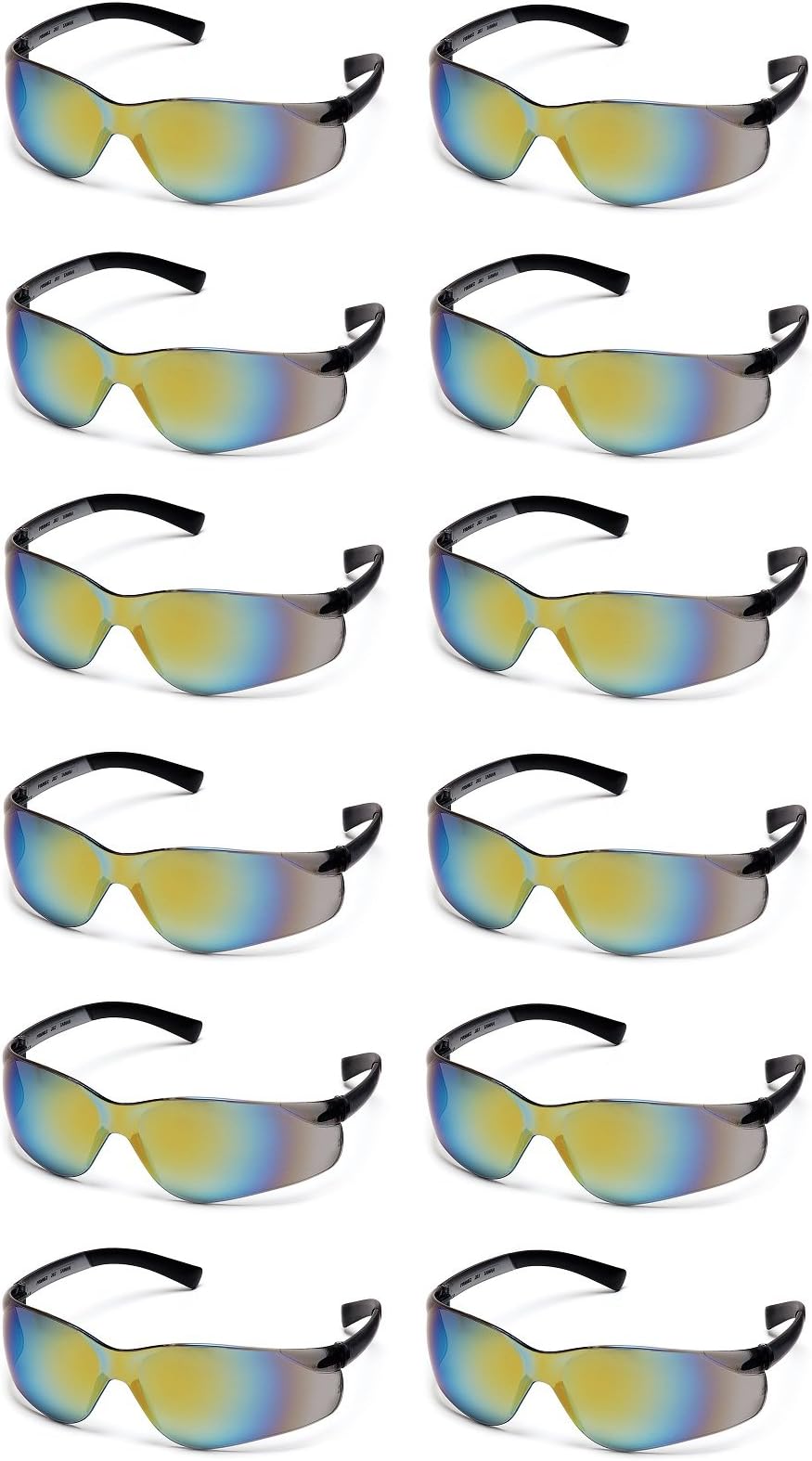 Pyramex Ztek S2510S Safety Glasses - Case Of 12 (Orange) ANSI Z87.1