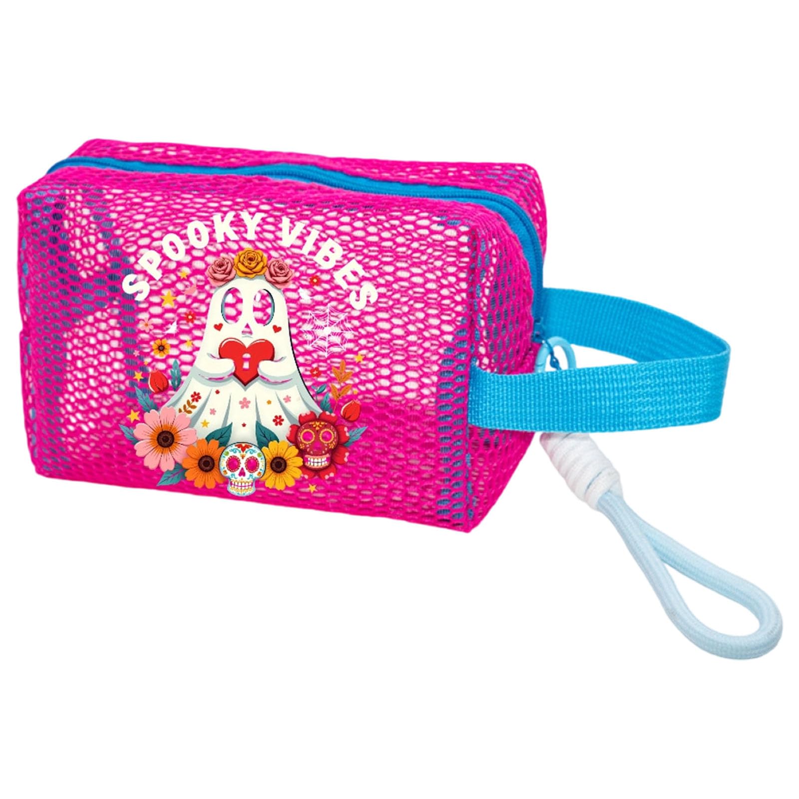 Nucelit Halloween Candy Collection Bags for Children Sturdy Meshes Trick or Treating Pouches Party Supplies Portable Trick or Treating Container