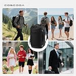 6x13x17 inch Personal Item Bag for Budget Flight in Canada,15x33x43 cm Travel Bag,Expandable Travel Backpack