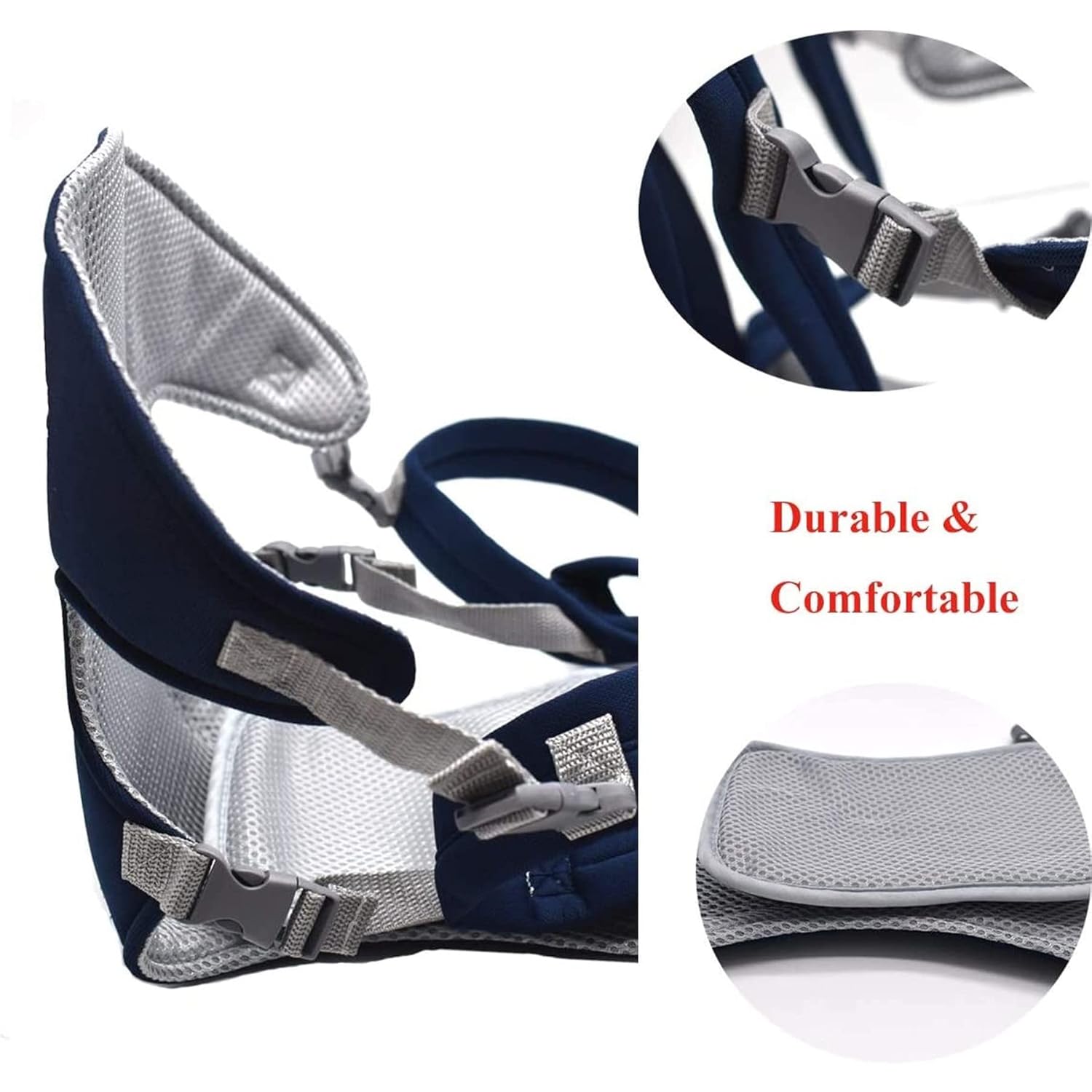 Baby Carrier,Xiuyer Baby Carriers from Newborn 3-in-1 Front and Back Adjustable Baby Sling Carrier Multi-Functional Soft Hug Strap for Newborns Infants & Toddlers,Navy Blue Baby... - Image 3