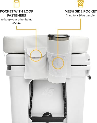 Miniatura 5 de RTIC Cooler Seat Cushion Compatible Hard Coolers, Great for Family Travels, Boating Or Hunting, Easy Clean Vinyl, Buckle Fastening and Anti Slip