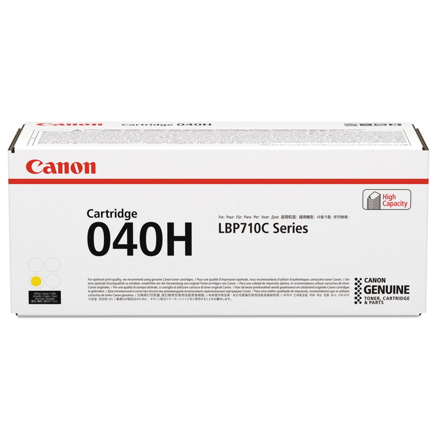 Canon 0455C001Aa Inchiostro ad alta resa, 10000 pagine di resa, giallo