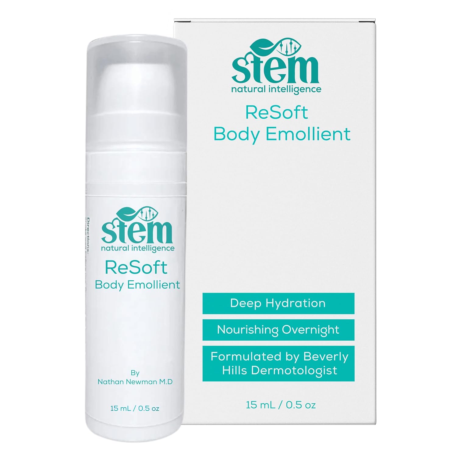 STEM ReSoft Advanced Skin Repair Cream and Luxury Body Lotion for Women, Skin Care with Dermatologist Developed & Tested Research, Face Moisturizer & Face Lotion for Women, 0.5 oz