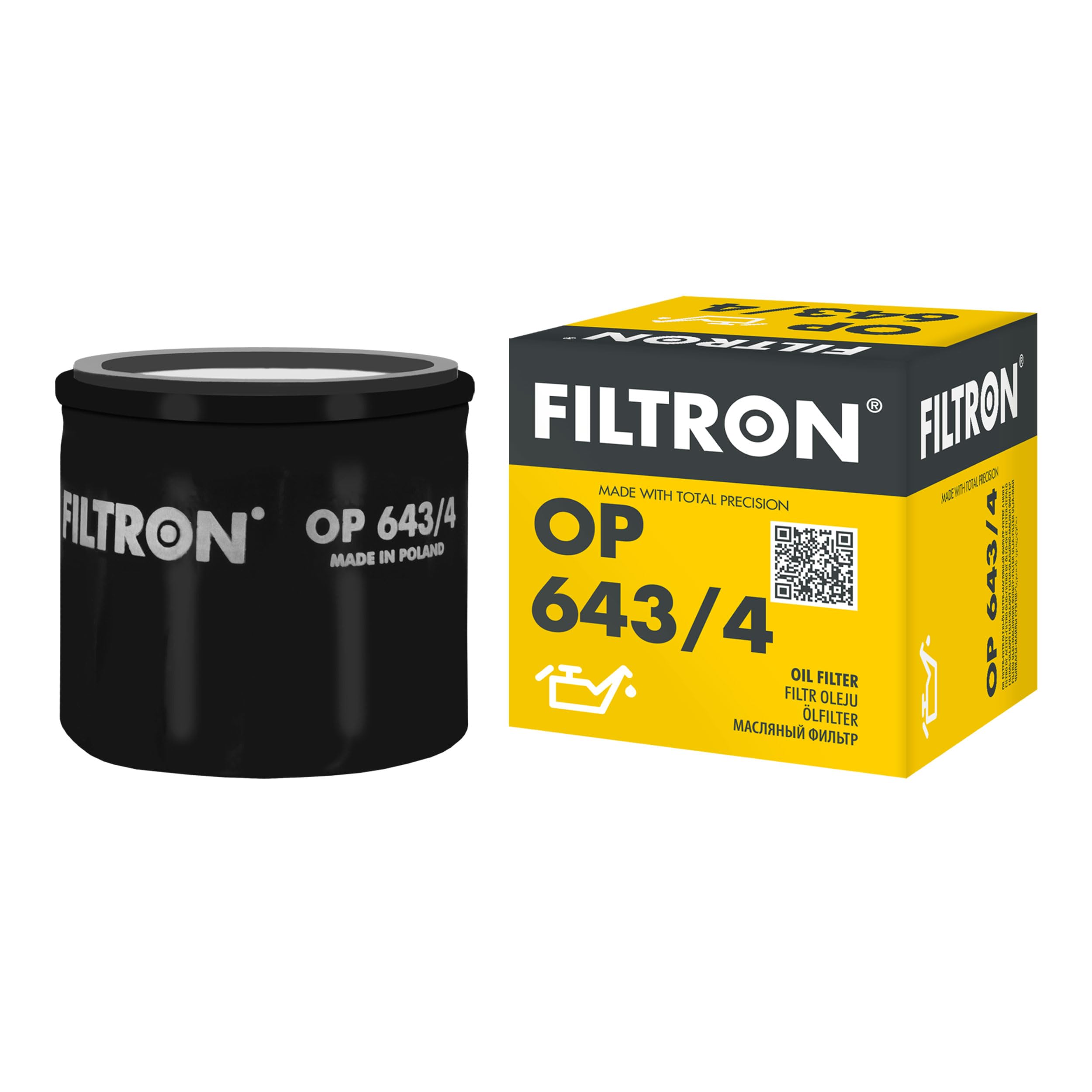 OP 643/4 FILTRON OIL FILTER FOR ALFA ROMEO DACIA FIAT JEEP NISSAN OPEL RENAULT S