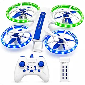 Drone V33 Com Luz Led Flip 3D Controle Remoto Infantil Iniciantes