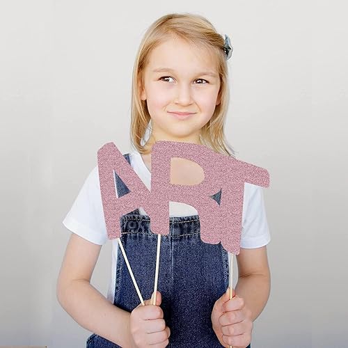 Miniatura 4 de SANZIX 30 hojas de papel de cartulina rosa con purpurina de 12 x 12 pulgadas, 110 libras, 300 GSM para Cricut, tarjetas de Navidad, álbumes de