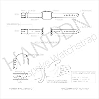 Vista 5 de Bands Compatible with Apple Watch Band 49mm 45mm 44mm 42mm 41mm 40mm 38mm Men Woman Sea Snake Leather Wristband Replacement Band Compatible with