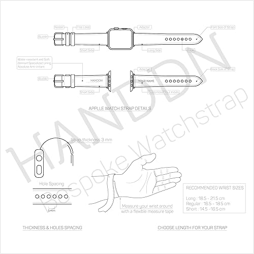 Miniatura 4 de Handdn Bands Compatible with Apple Watch Band 49mm 45mm 44mm 42mm 41mm 40mm 38mm Men Woman Alligator Leather Wristband Replacement Band Compatible