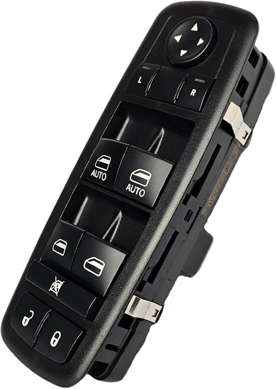 Interruptor mestre do vidro elétrico SWITCHDOCTOR para Dodge Ram 2009–2015 – Luz verde