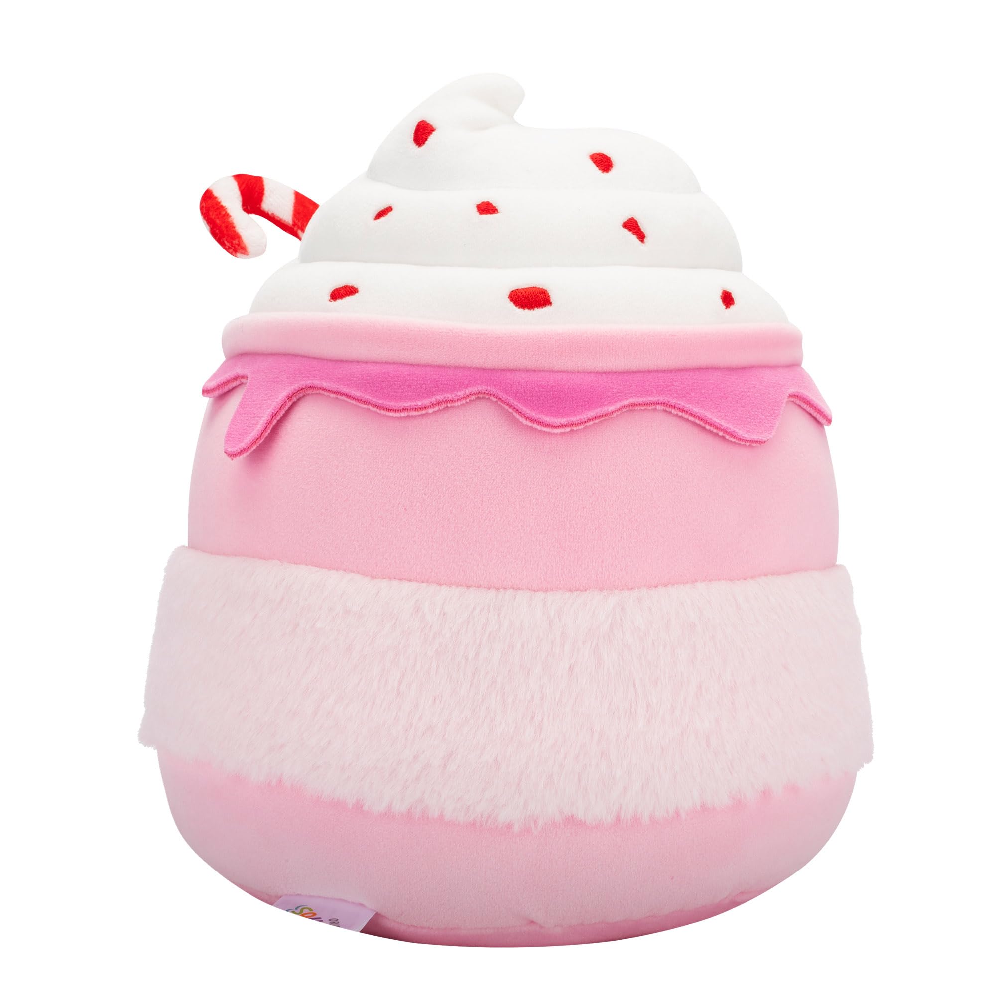 Squishmallows Original 7.5-Inch Ethel the Pink Candy Cane Hot Chocolate, 7.5 inch - Image 4