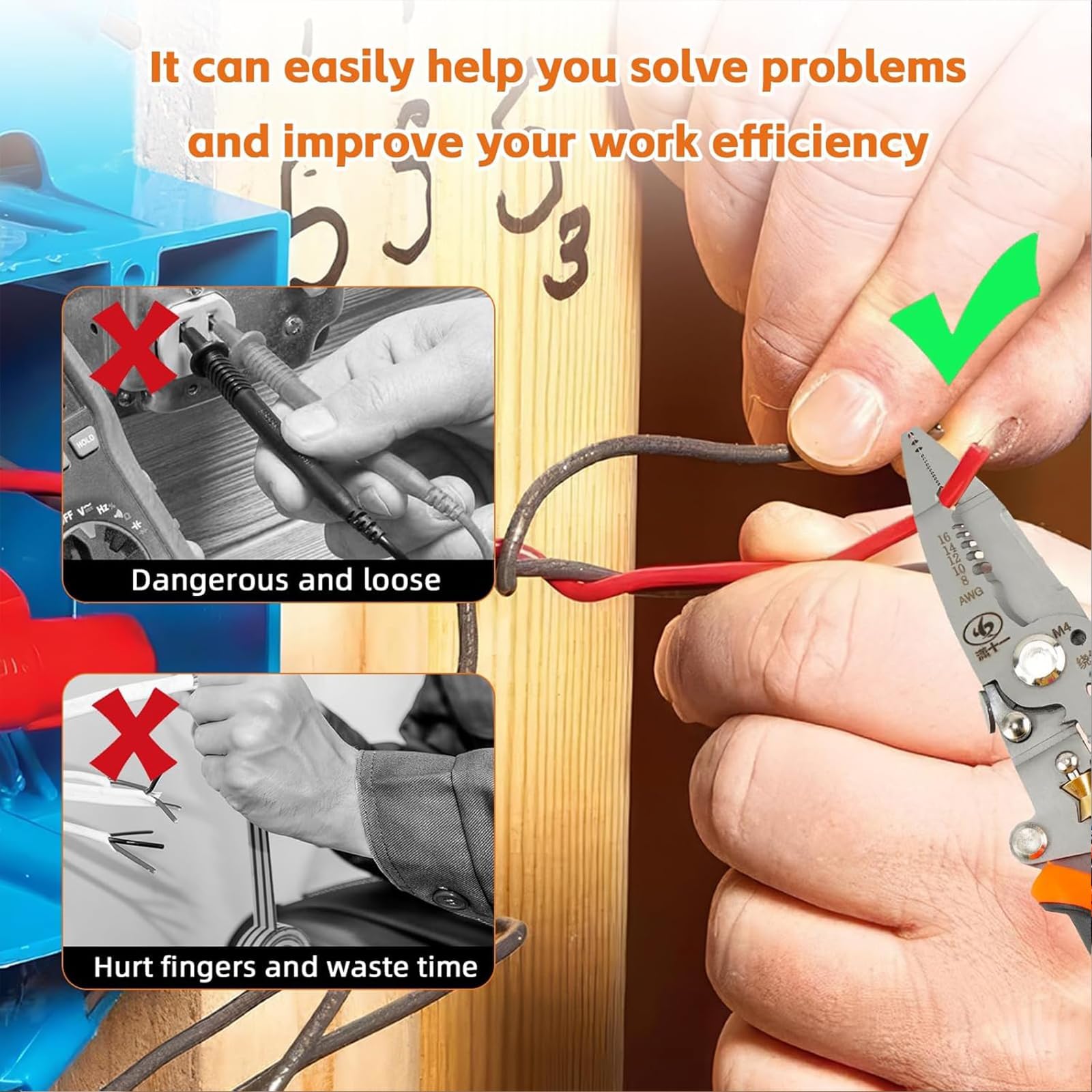 12-in-1 Multifunctional Wire Stripper, Foldable Wire Stripper — Amazon image 7