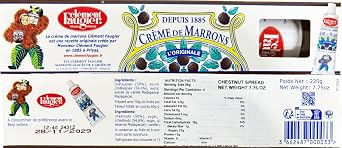 Clement Faugier Marrons Creme Tube, 220 g