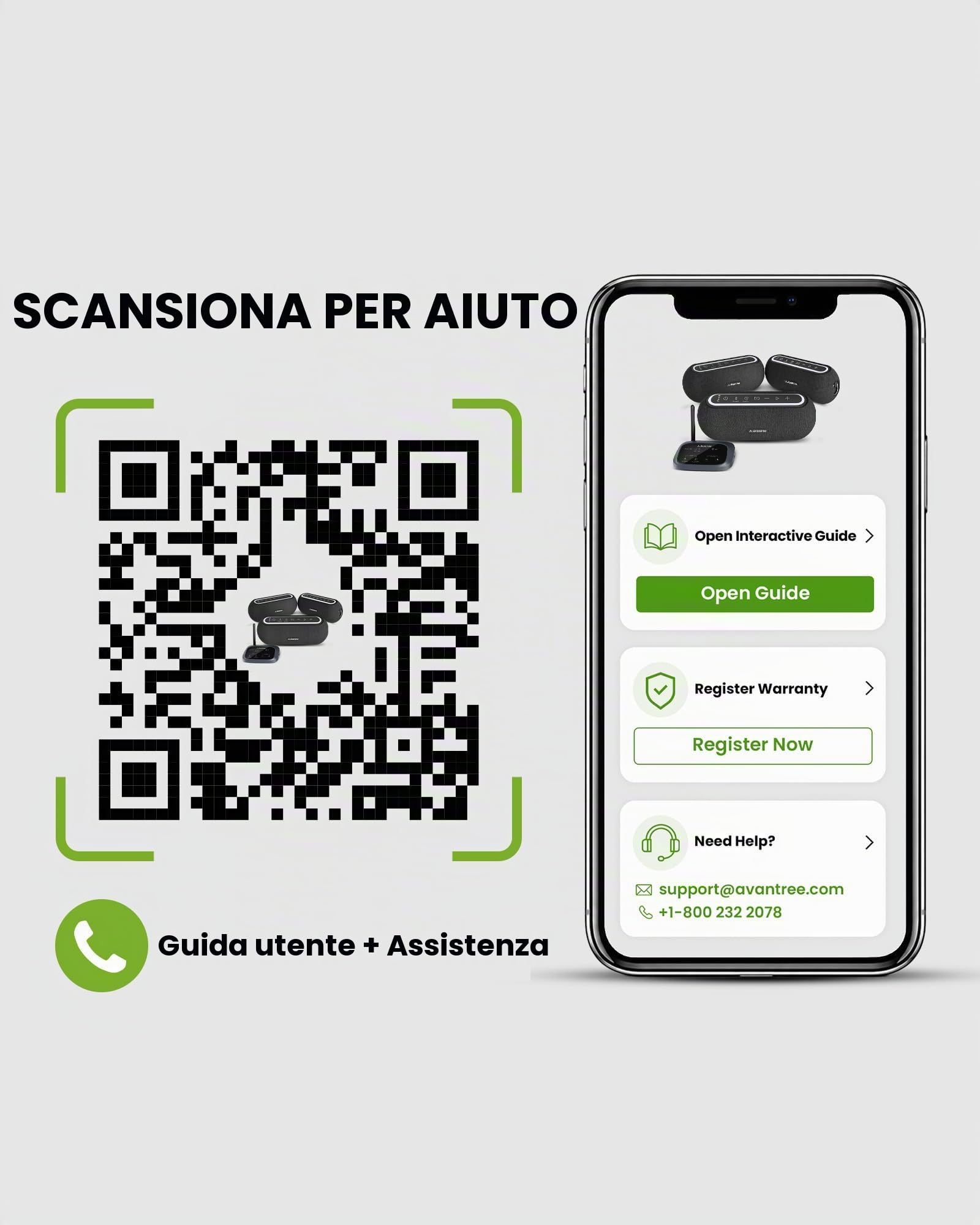 Avantree Harmony A2 – Sistema Di Altoparlanti Wireless Auracast Per Audio Di Sottofondo In Casa, Espandibile, Controllo A Un Pulsante, Bluetooth/Ottico/AUX, Per Restaurants E Piccoli Ambienti