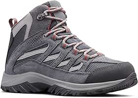 Sapato feminino Crestwood Mid impermeável para caminhada