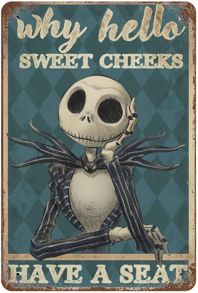 Amazon.co.jp: ジャック・スケリントン メタルサイン ヴィンテージ