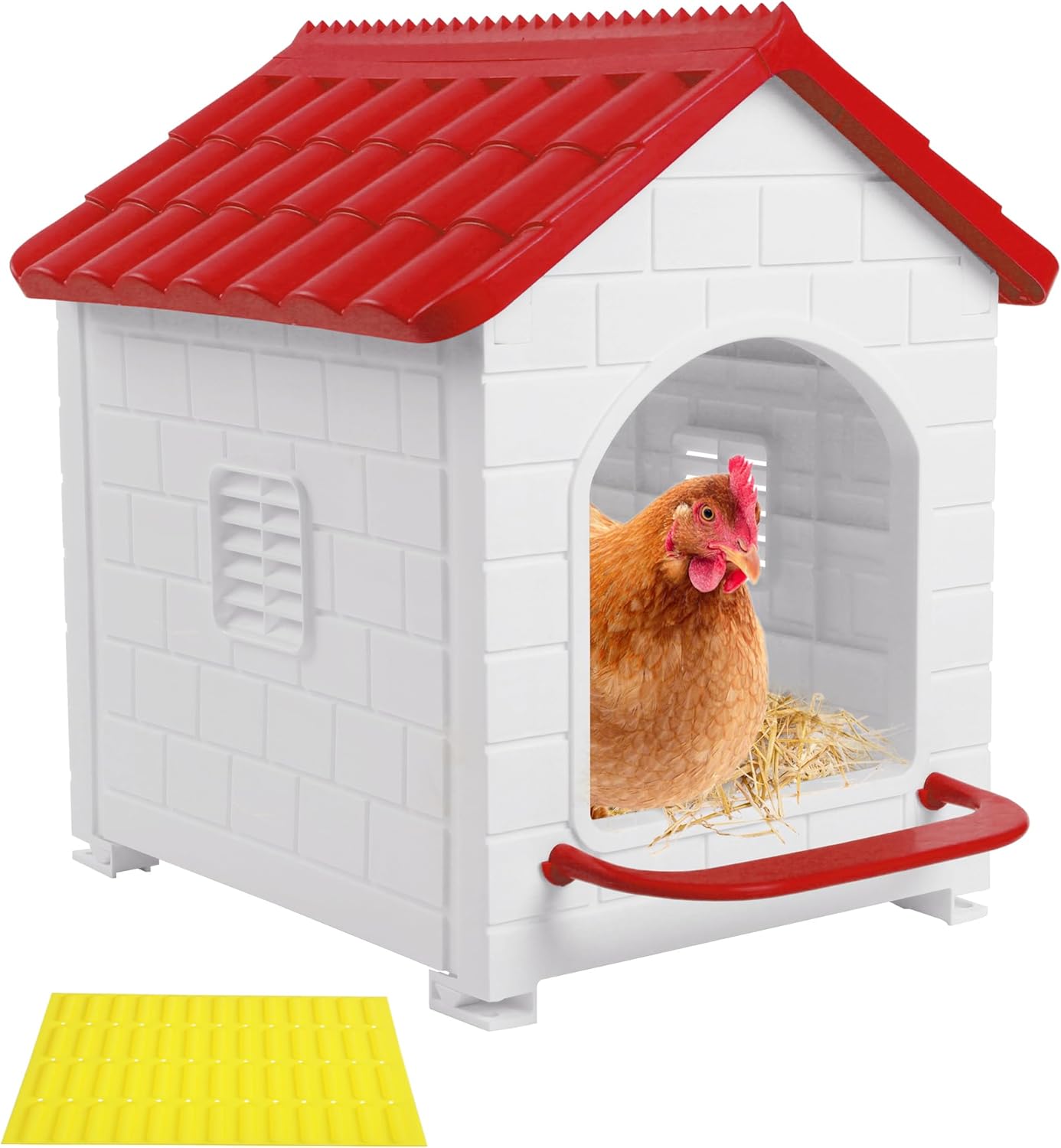 Nesting Boxes for Chicken, Plastic Compartment Chicken Nesting Boxes Coop for Laying Eggs for Hens, Ducks and Poultry