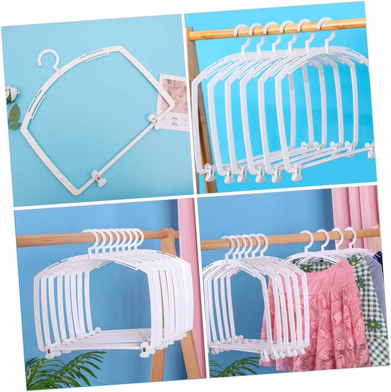 5pcs Bikini Hanger Swimwear Display Rack for Adult Swimsuits Briefs Hanging Organizer to Maximize Closet Space for Swimwear Stores