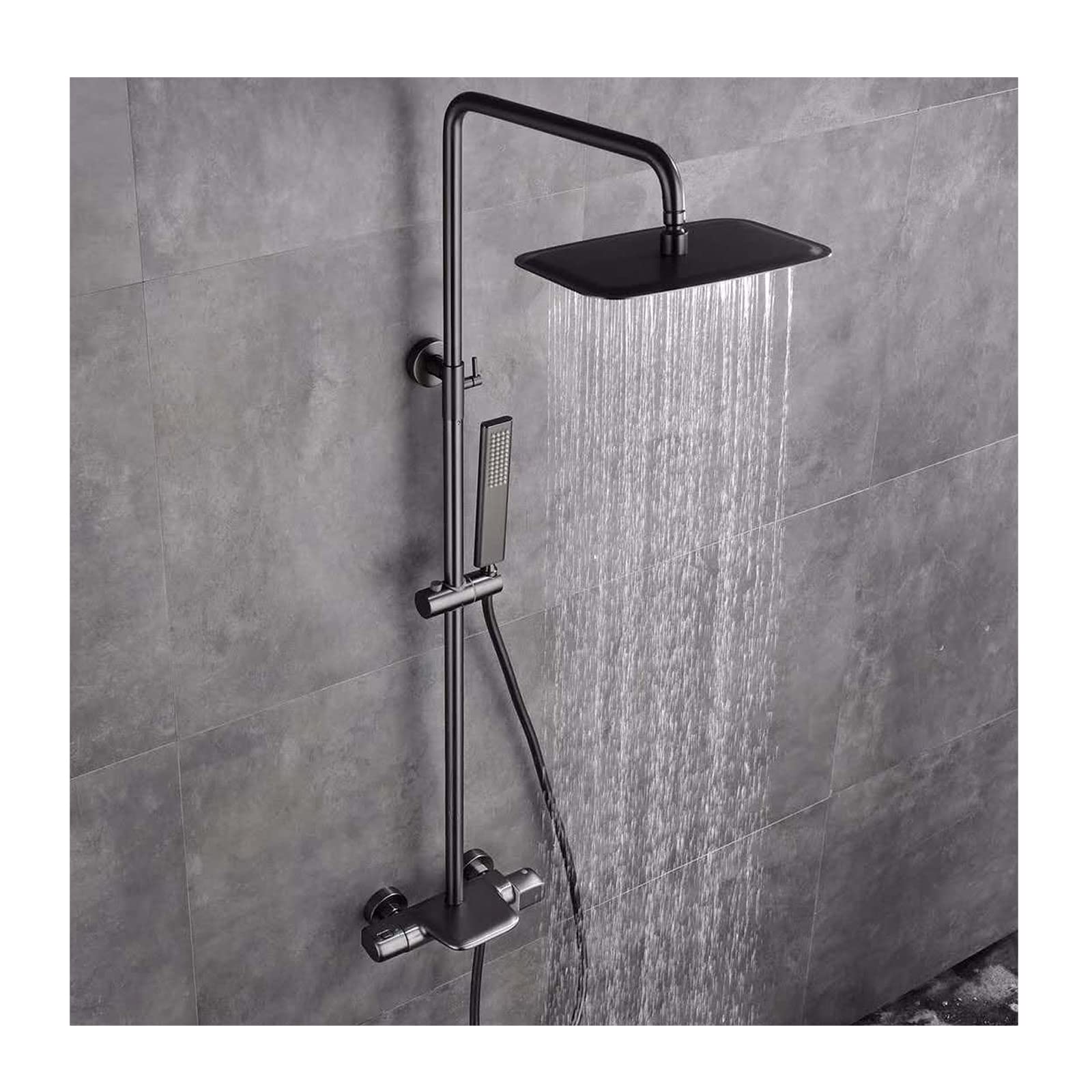 Robinet de douche thermostatique résolvant les chutes de pression à haut débit