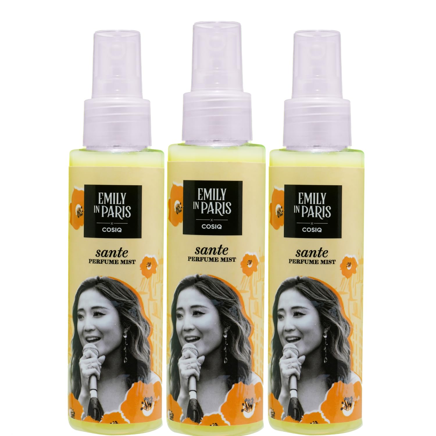 Cos-IQ Mindy’s Sante Amber Body Mist Long Lasting Fragrance | for Women's Perfume | Travel-Friendly Perfume Body Spray | 100ml (Pack of 3)