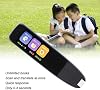 Scan Reader Pen OCR Digital Pen Reader Text to Speech Reading Pen Intelligent Recording Pen for Students Dyslexia with Voice Translator (Dark Blue)