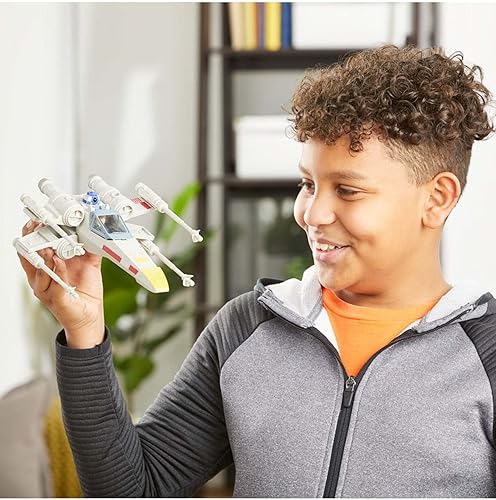 Miniatura 5 de STAR WARS Mission Fleet Stellar Class Luke Skywalker & Grogu X-Wing Jedi Search & Rescue Figura y vehículo a escala de 2.5 pulgadas, para edades de