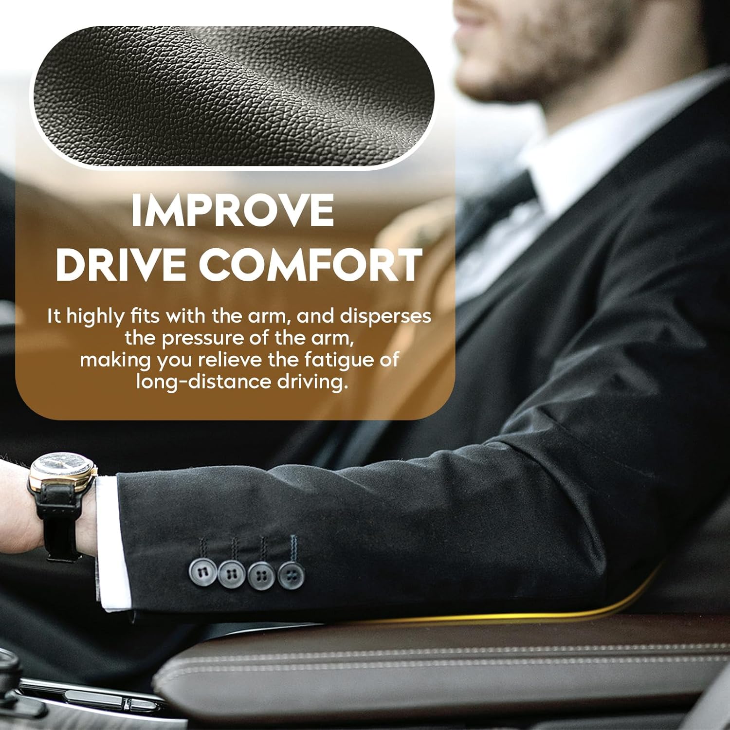 Aeagle Dark Grey Center Console Cover Armrest Lids w/Base for 2001-2006 Silverado, 2002-2006 Cadillac Escalade/Chevy Avalanche, GMC Sierra Yukon XL, 1500 2500, Replace 19127364, 19127366