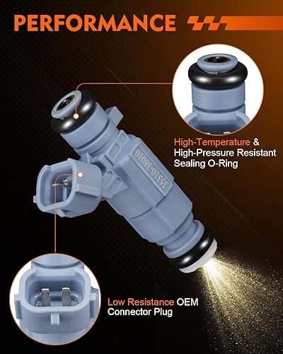 Miniatura 3 de Inyectores de combustible 3531038010 para-Hyundai Sonata 1999-2004 XG350 2002-2005 Santa Fe 2001-2006, para-Kia Optima 2002-2006, Amanti 2004-2006,