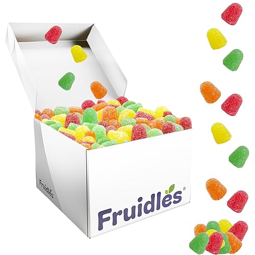 Fruidles Gomitas ácidas masticables surtidas, ideales para eventos, fiestas de cumpleaños, platos de dulces y mucho más vendidos por libra (10