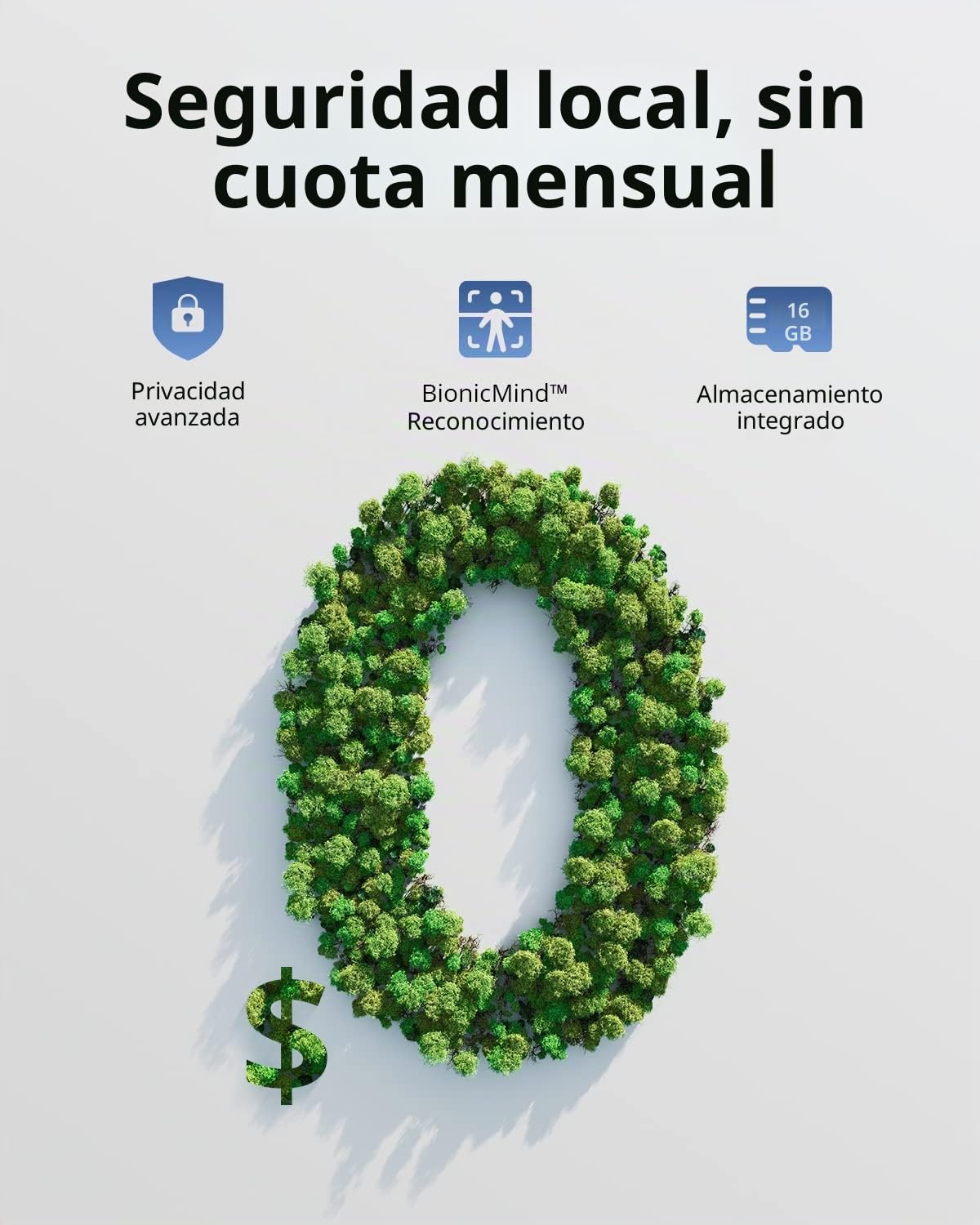 eufy Security HomeBase 3, eufy S380, cámara de vigilancia, sin costos adicionales, Memoria expandible, Compatible cifrado estándar Militar