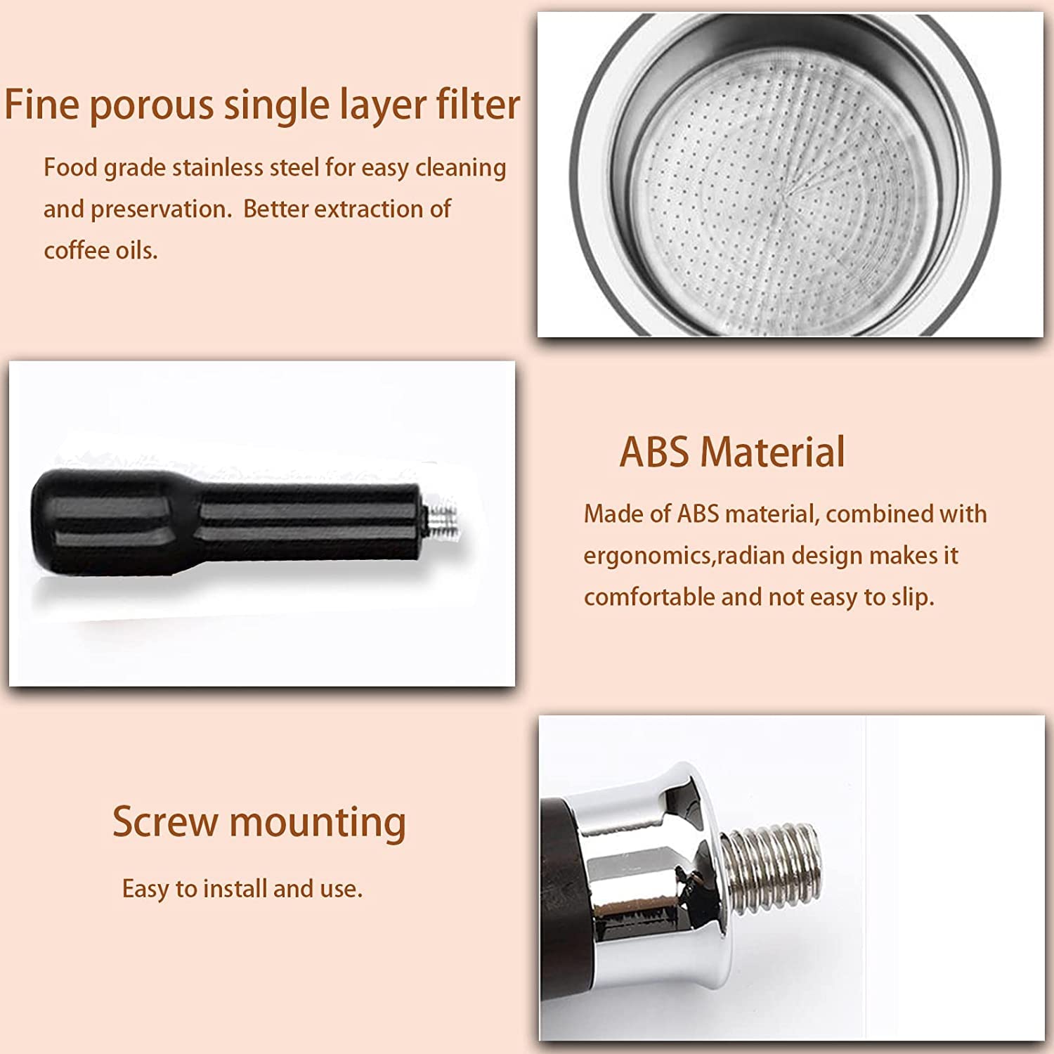 Bordhap 54mm Bottomless Portafilter for Express BES870XL BES870BSXL BES878BSS BES880BSS BES840XL and More B - Image 7
