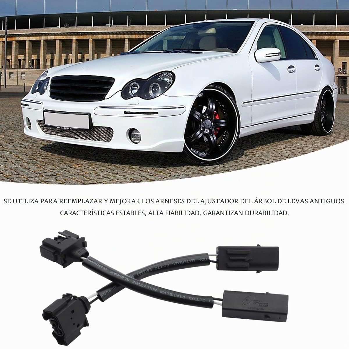 2 uds conector de ajuste del árbol de levas para Clase C W203 W204 Clase E W211 W212 S203 S204 C208 C209 A2711502733