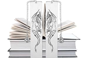 Intriguing Dragon Bookmark: A Literary Companion for Fantasy Aficionados