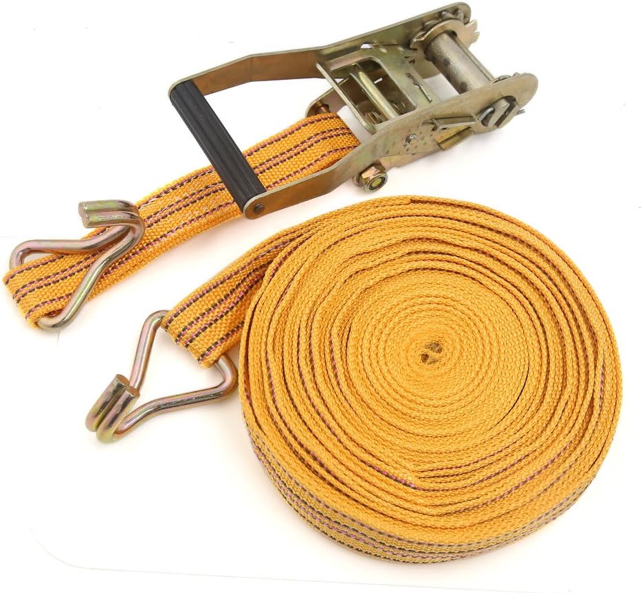 15M Long 38mm Width Retractable Ratchet Tie Down Strap for Auto Pick-up Truck (id: 808 b6e eea 31d 7ff