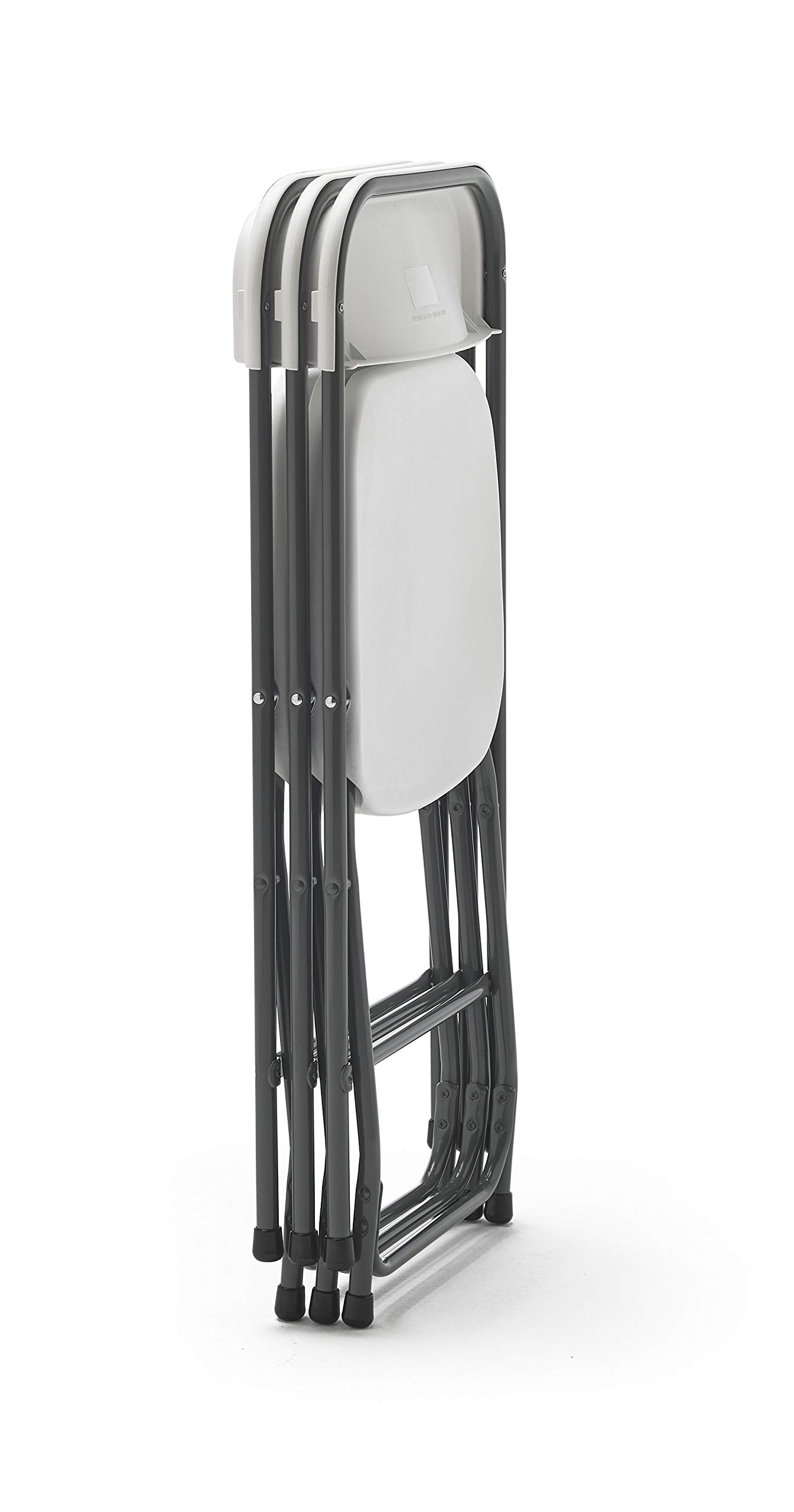 KG KITGARDEN - Pack de 2 Sillas Plegables Multifuncionales, 80x45x45cm, Blanco