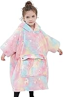 Vista 12 de Manta con Capucha Usable NOUKOW Manta Sherpa de Gran Tamaño Sudadera de Franela con Bolsillo Grande