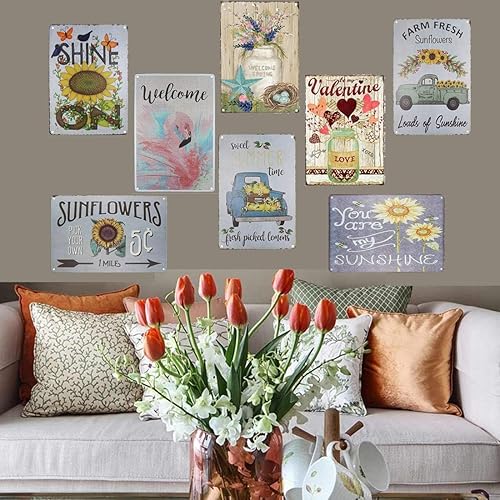 Miniatura 4 de Beer is Proof that God Loves Us and Wants Us to be Happy Tin Sign Retro Home Decor Funny Metal Bar Signs for Garage Kitchen Bar Man Cave Decor