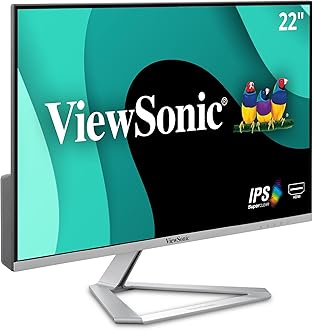 ViewSonic VX2276-SMHD 22 IPS 1080p Frameless LED Monitor HDMI, DisplayPort by ViewSonic