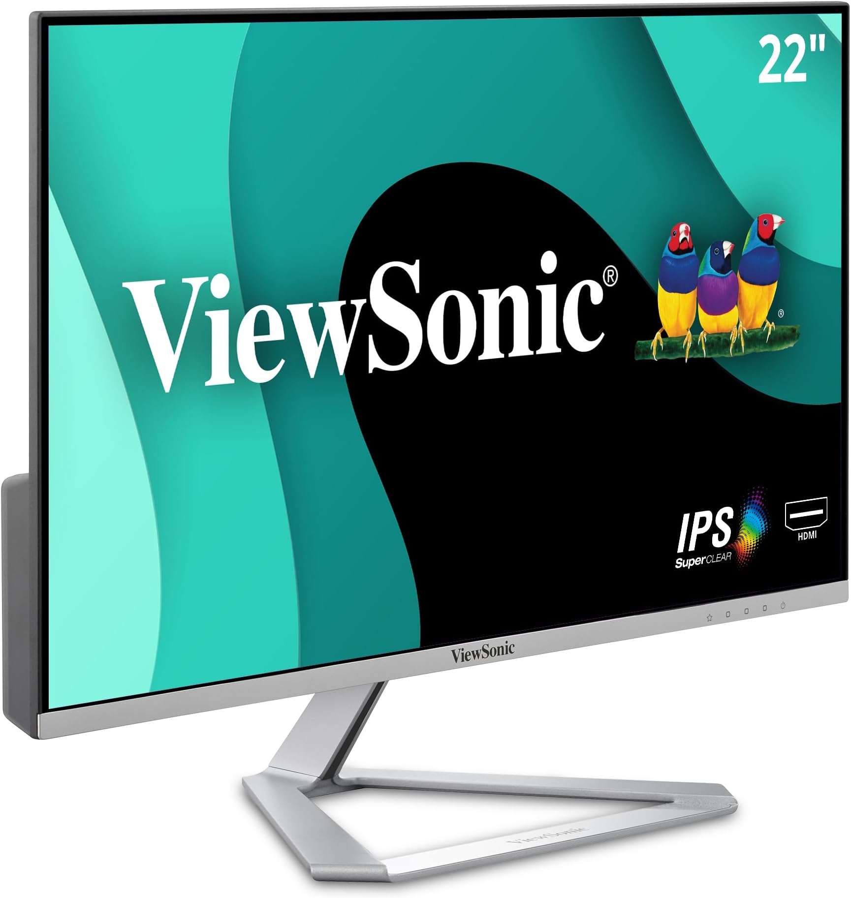 ViewSonic VX2276-SMHD 22 IPS 1080p Frameless LED Monitor HDMI, DisplayPort by ViewSonic