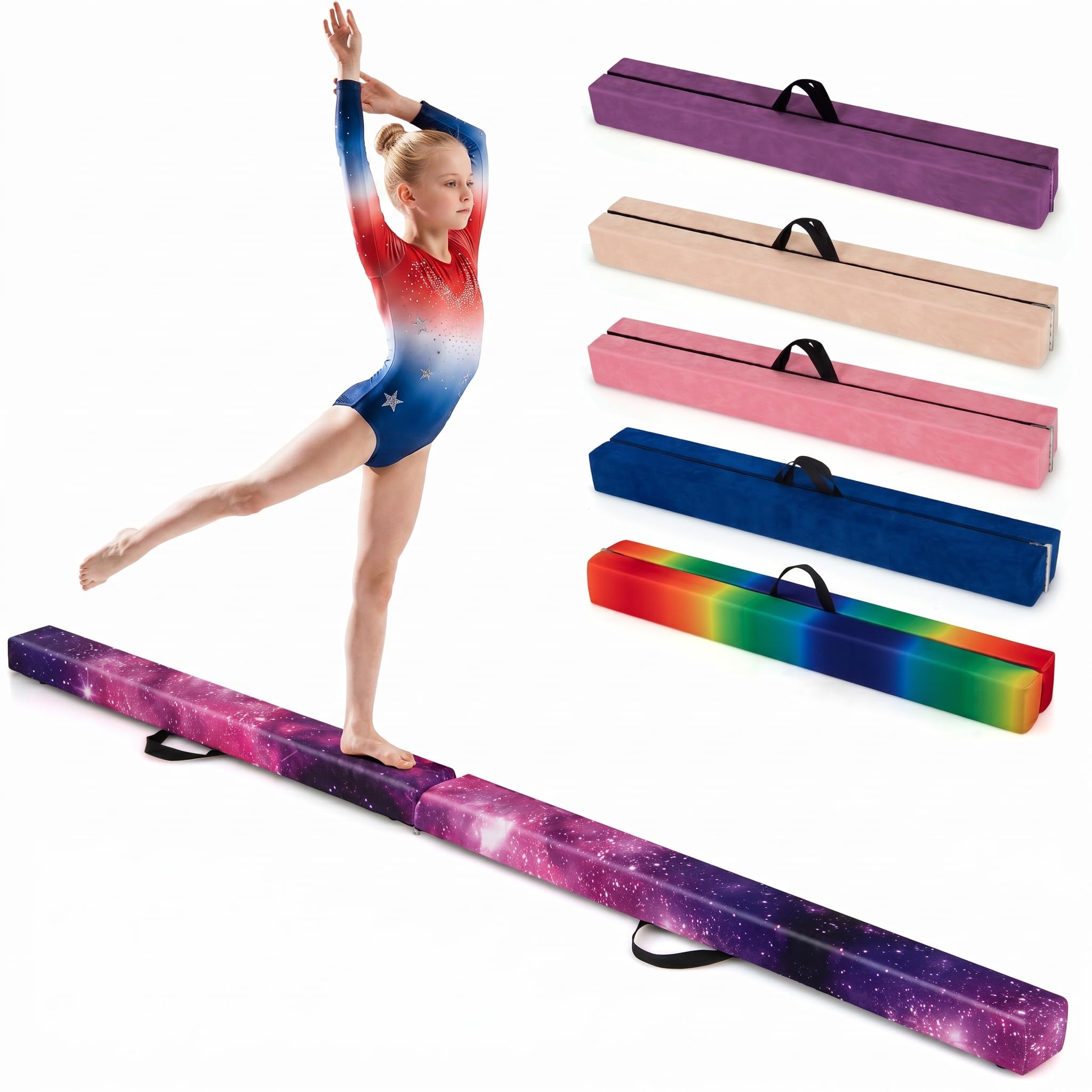 KOMFOTTEU 240 cm Trave Ginnastica Artistica per Casa e Palestra