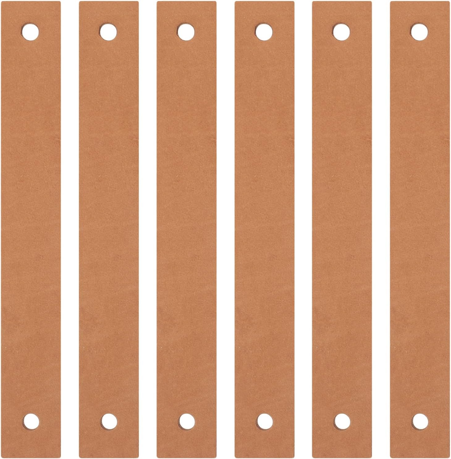 UPKOCH 6pcs Exercise Bike Brake Pads: Cowhide Resistance Drag Mats Indoor Cycling Brake Replacement Parts Fitness Stationary Bike Accessories for Home Workouts