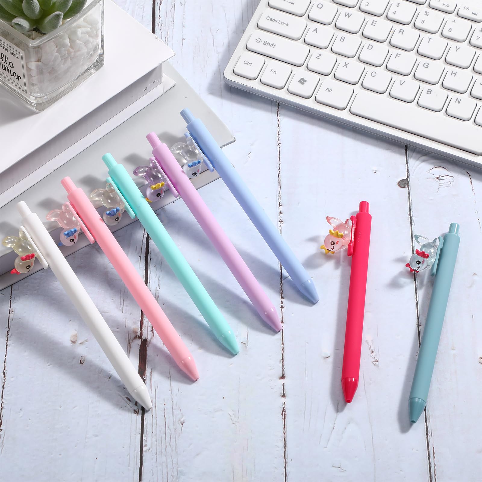 Amazon.com: Sayglossy 28 Pcs Graduation Axolotl Pens Glow in The