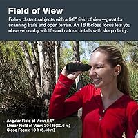 Vista 5 de Celestron – Monocular Nature 10x25 – Ideal para senderismo y observación de vida silvestre – Ópticas multicapa – Lente objetiva de 25mm – Prisma