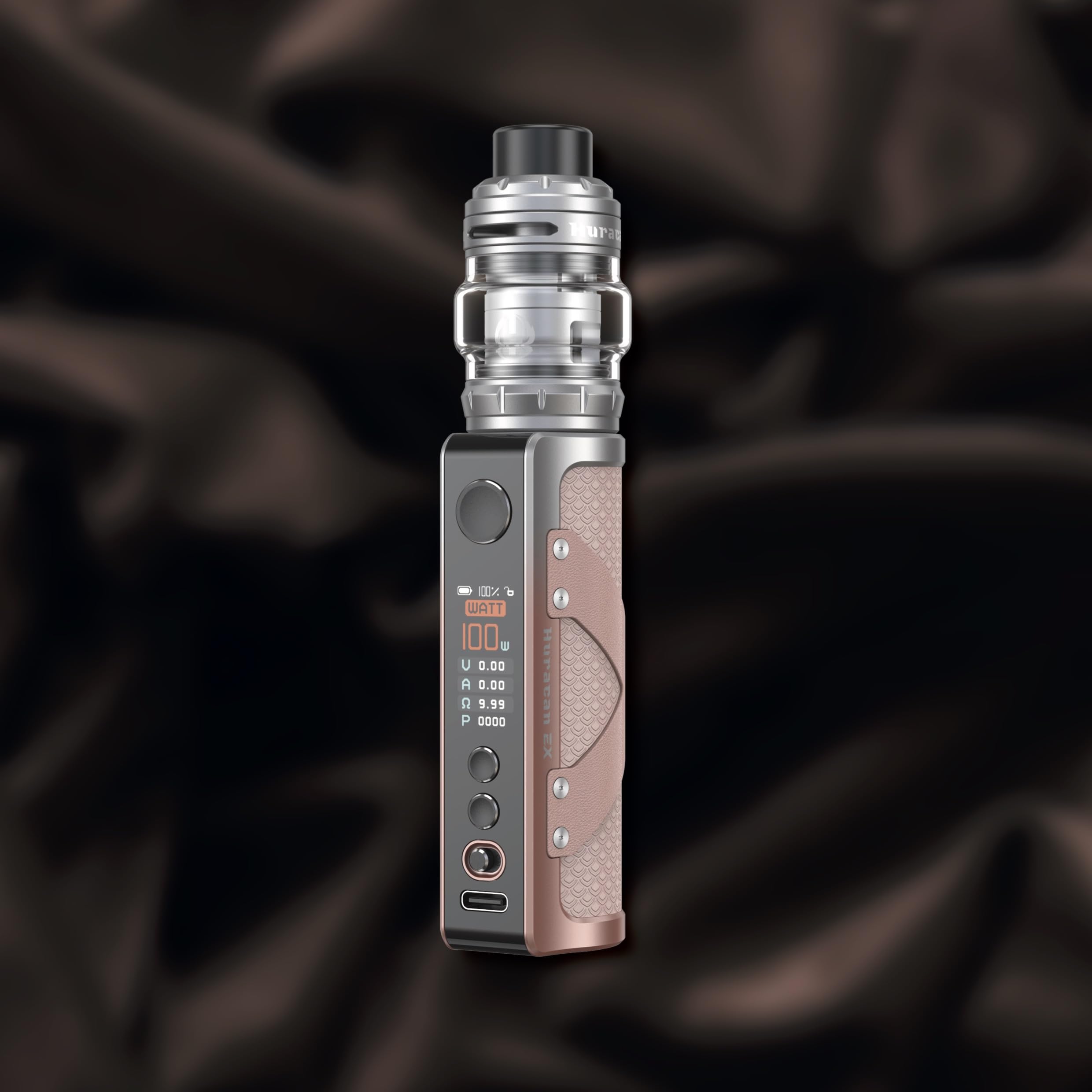 Aspire Huracan EX Sigaretta Elettronica 100W per Svapo Polmonare - Kit Single Battery 18650, Display a Colori, Atom 6ml, BP Coil 0.17Ω e 0.3Ω - (Senza Sticks, E-liquids o Ricariche) (Pink)