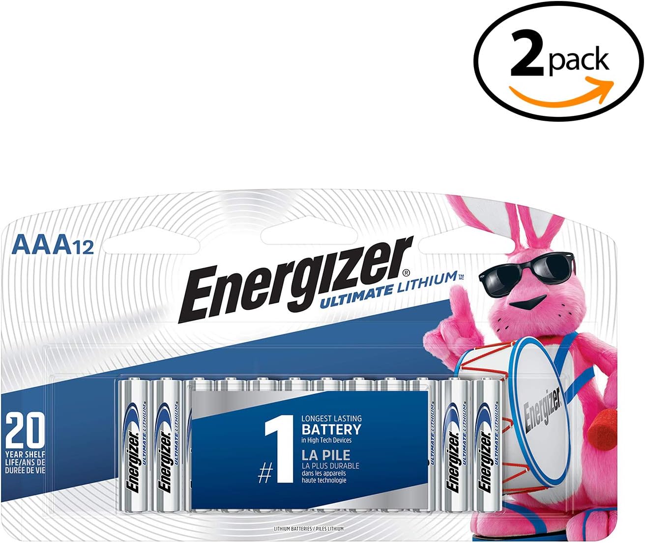 Energizer AAA Lithium Batteries, Ultimate Lithium Triple A