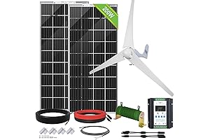 ECO-WORTHY 600W Solar Wind Power Kit for Home, RV, Boat, Farm, Street Light, Off-Grid Appliances