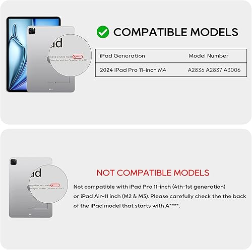 Miniatura 108 de Funda giratoria con teclado para Apple iPad mini 7ª generación 2024 (A17 Pro)/iPad mini 6ª generación (8.3 pulgadas) 2021; teclado compacto