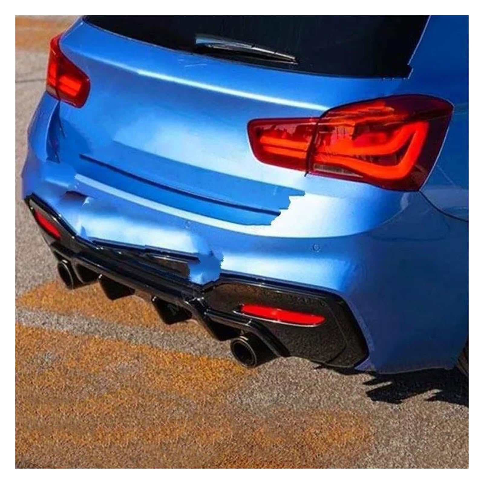 Spoiler Aileron pour B&MW Série 1 pour M Sport F20 F21 M135i M140i Diffuseur Pare&Chocs Voiture Séparateurs Kit Carrosserie Protection Réglage Ailes Lèvre Becquet