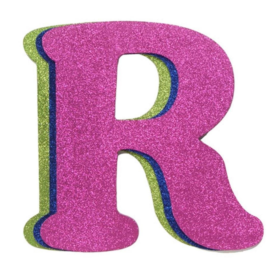 The Letter R In Glitter