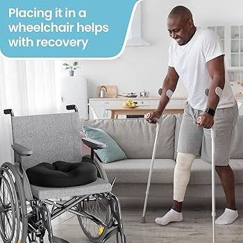 Benazcap Donut Pillow Seat Cushion for Tailbone Pain Relief